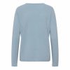 Cashmere pullover dusty blue bag